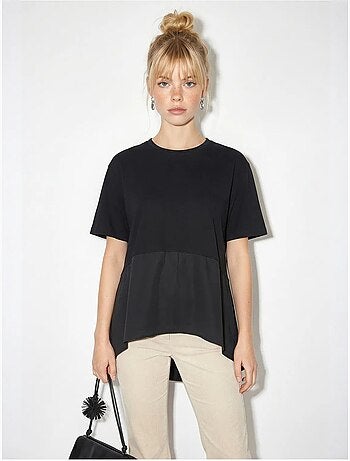 T-shirt oversize à col rond lucci