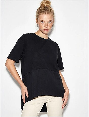 T-shirt oversize à col rond lucci