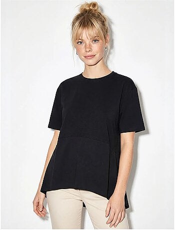 T-shirt oversize à col rond lucci