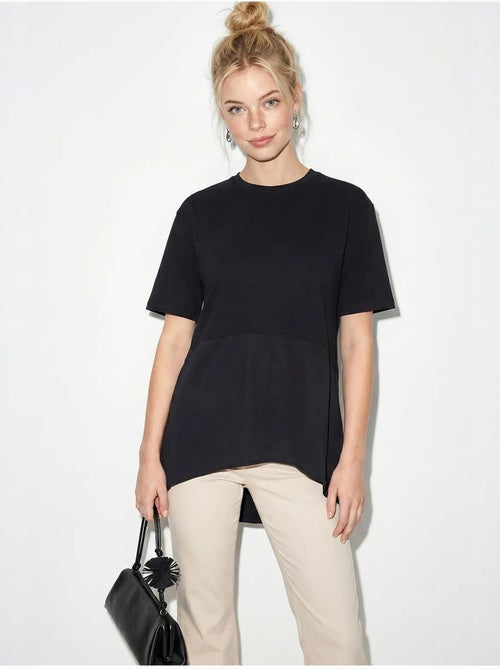 T-shirt oversize à col rond lucci - Kiabi T-shirt oversize à col rond lucci - Kiabi