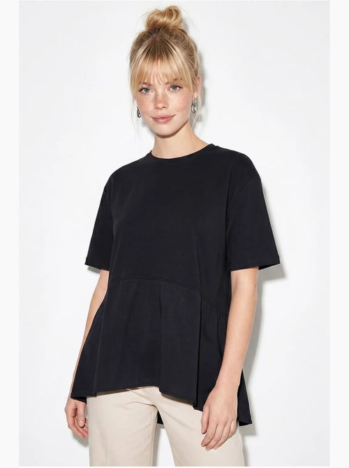 T-shirt oversize à col rond lucci - Kiabi T-shirt oversize à col rond lucci - Kiabi