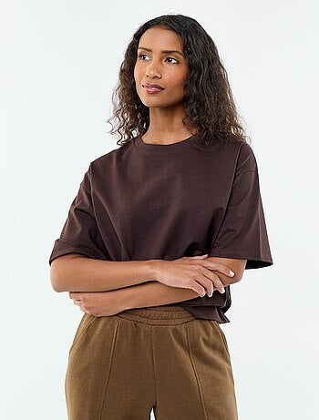 T-shirt oversize à col rond