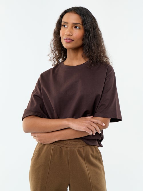 T-shirt oversize à col rond - Kiabi T-shirt oversize à col rond - Kiabi