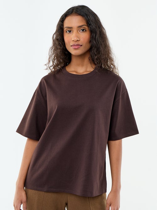 T-shirt oversize à col rond - Kiabi T-shirt oversize à col rond - Kiabi
