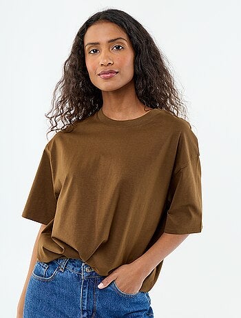 T-shirt oversize à col rond
