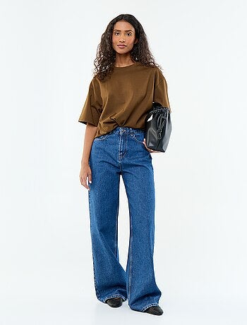 T-shirt oversize à col rond