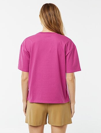 T-shirt oversize à col rond