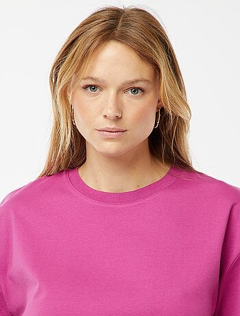 T-shirt oversize à col rond