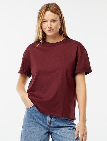 T-shirt oversize à col rond