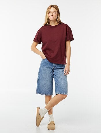 T-shirt oversize à col rond
