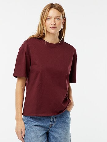 T-shirt oversize à col rond