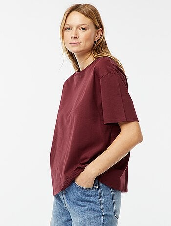 T-shirt oversize à col rond