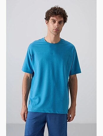 T-shirt oversize à col rond tommy
