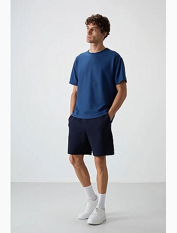 T-shirt oversize à col rond tommy