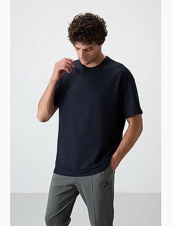 T-shirt oversize à col rond tommy