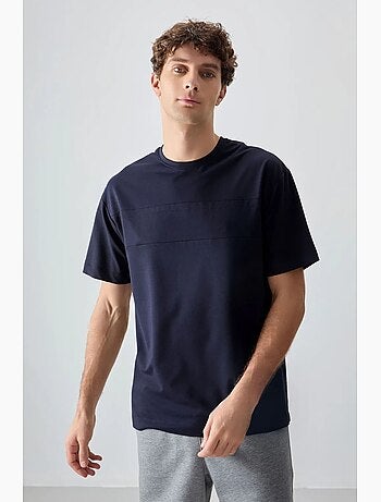 T-shirt oversize à col rond tommy