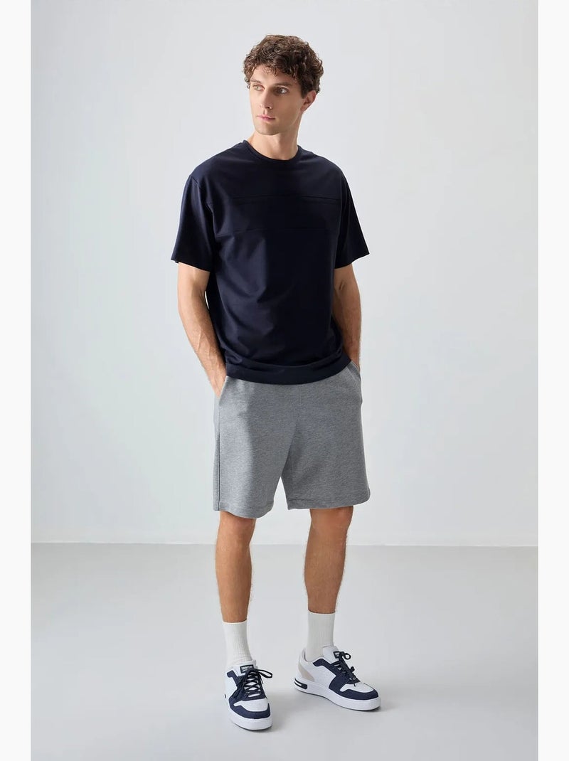 T-shirt oversize à col rond tommy Bleu marine - Kiabi