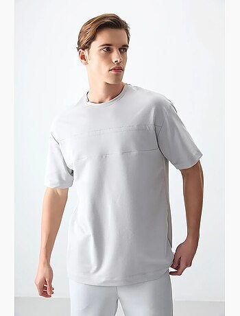 T-shirt oversize à col rond tommy