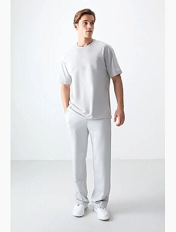 T-shirt oversize à col rond tommy