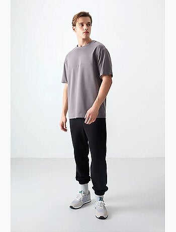 T-shirt oversize à col rond tommy