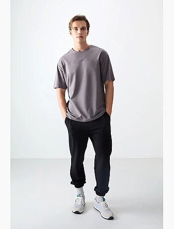 T-shirt oversize à col rond tommy