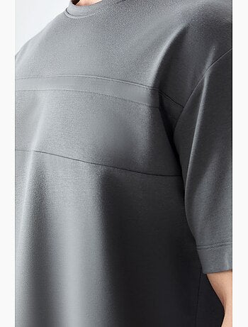 T-shirt oversize à col rond tommy