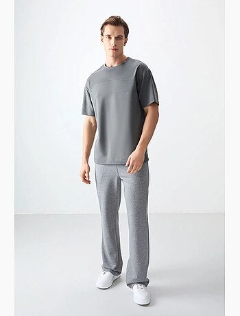 T-shirt oversize à col rond tommy