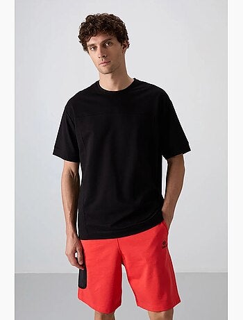 T-shirt oversize à col rond tommy