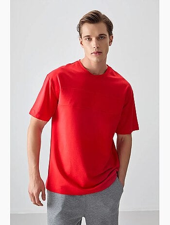 T-shirt oversize à col rond tommy