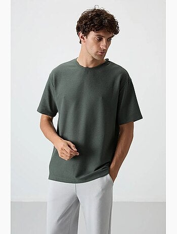 T-shirt oversize à col rond tommy