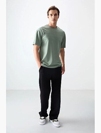 T-shirt oversize à col rond tommy