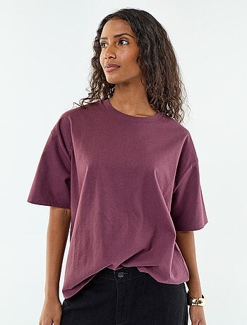 T-shirt oversize à col rond