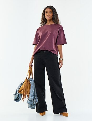 T-shirt oversize à col rond