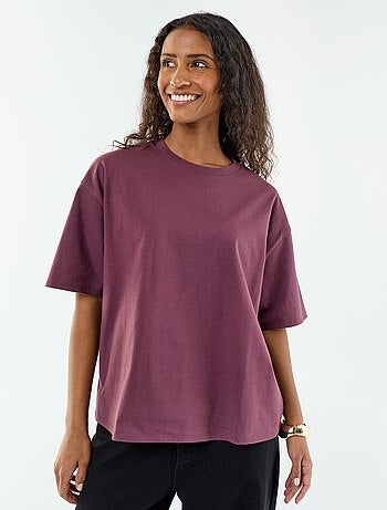 T-shirt oversize à col rond