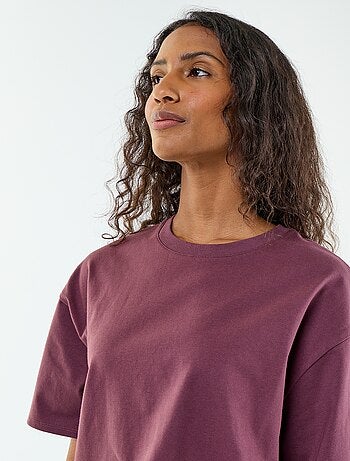 T-shirt oversize à col rond
