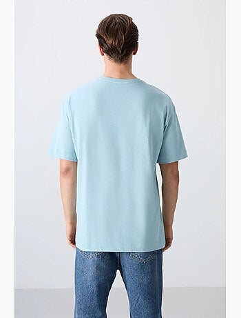 T-shirt oversize à logo et col rond tommy