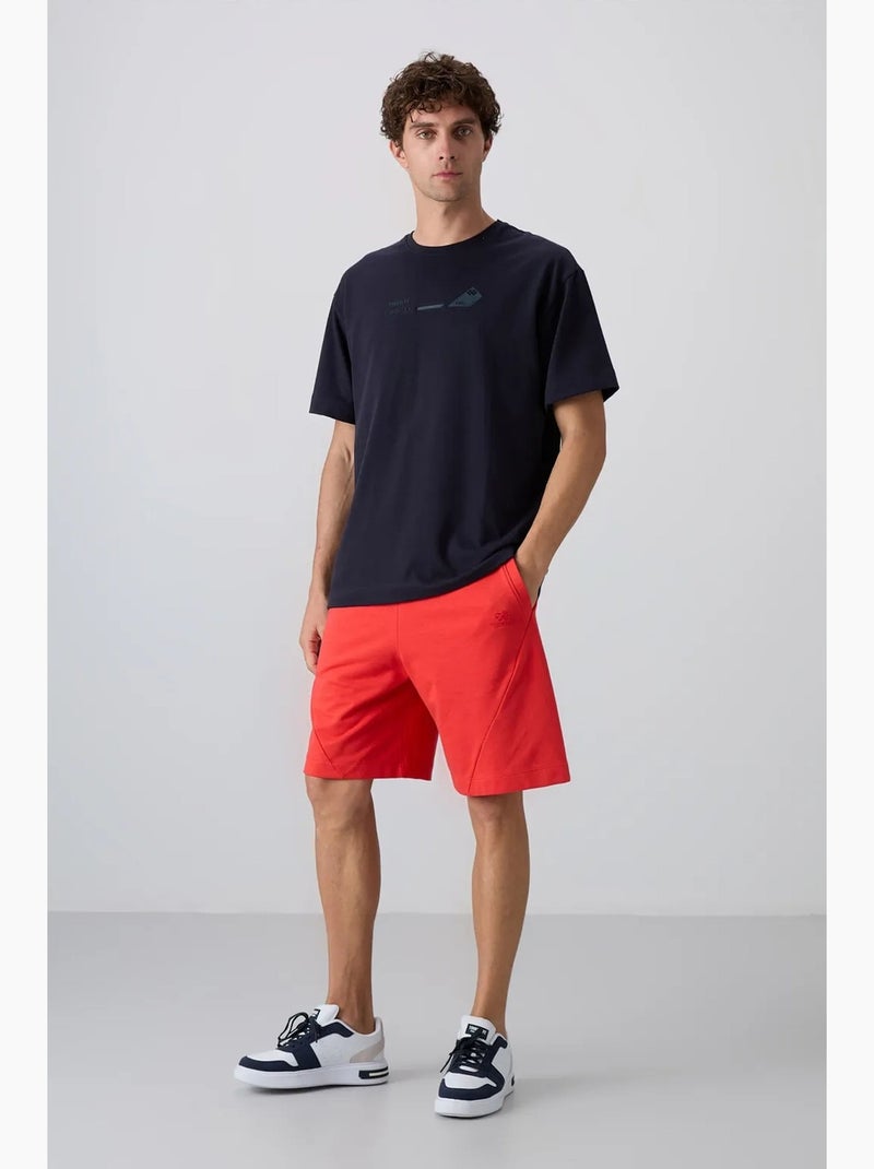 T-shirt oversize à logo et col rond tommy Bleu marine - Kiabi