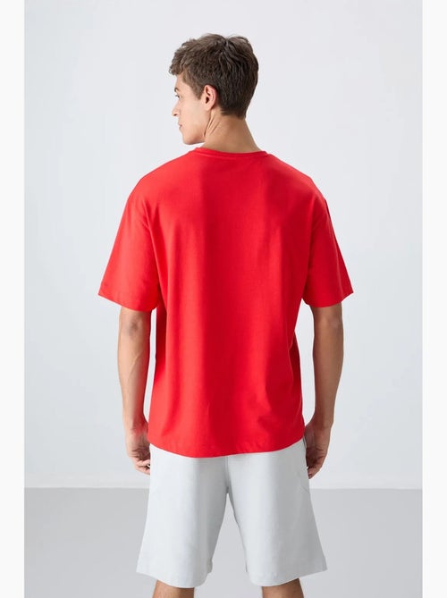 T-shirt oversize à logo imprimé et col rond tommy - Kiabi T-shirt oversize à logo imprimé et col rond tommy - Kiabi