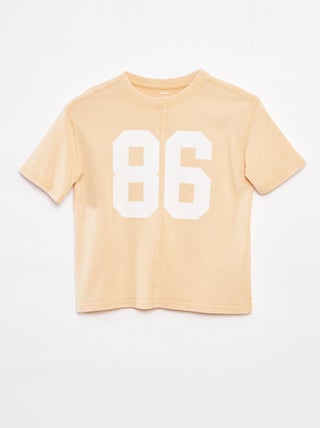 T-shirt oversize à manches courtes