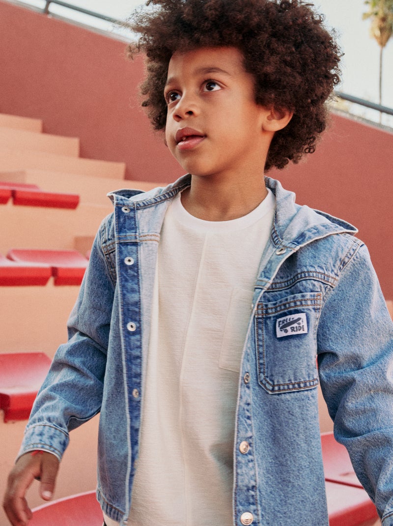 T-shirt oversize à manches courtes Blanc - Kiabi