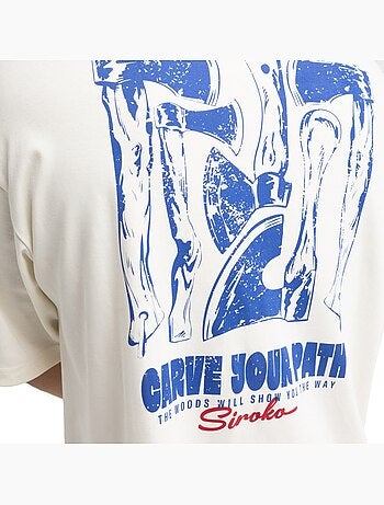 T-shirt oversize à manches courtes homme homme grama