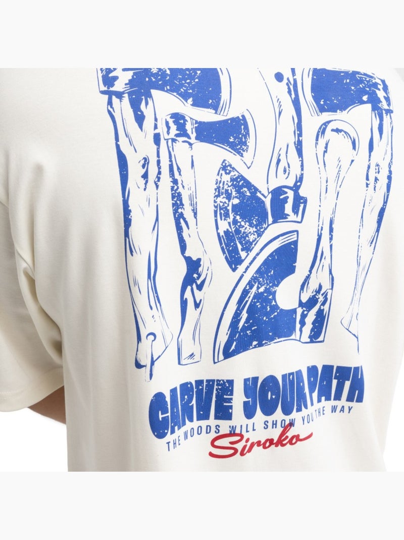 T-shirt oversize à manches courtes homme homme grama Blanc - Kiabi