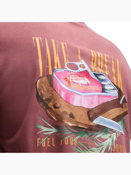 T-shirt oversize à manches courtes homme homme grama burgundy - Kiabi T-shirt oversize à manches courtes homme homme grama burgundy - Kiabi