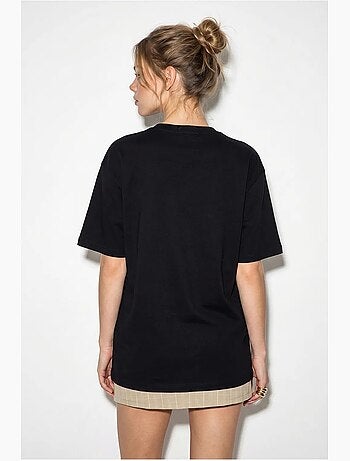 T-shirt oversize à sequins brodés lucci