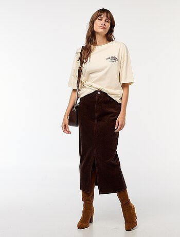 T-shirt oversize avec imprimé