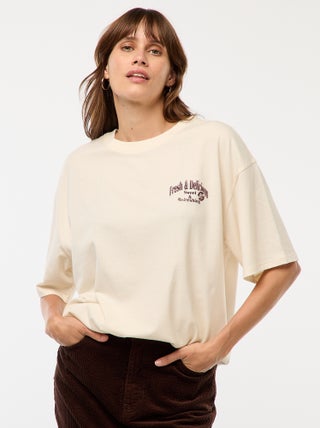 T-shirt oversize avec imprimé