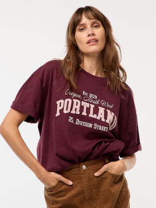 T-shirt oversize avec imprimé