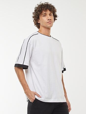 T-shirt oversize avec ligne