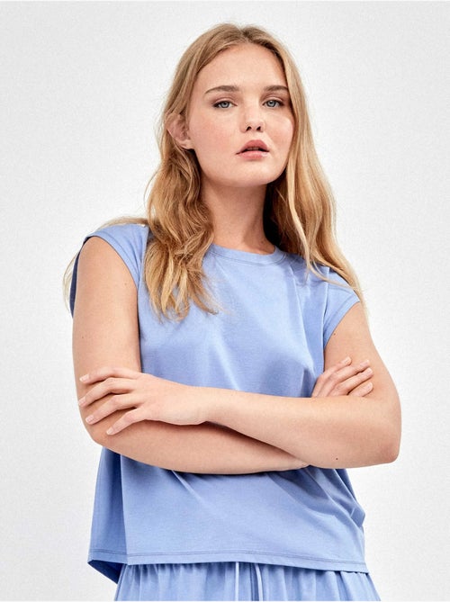 T-shirt oversize avec manche sisa - Kiabi