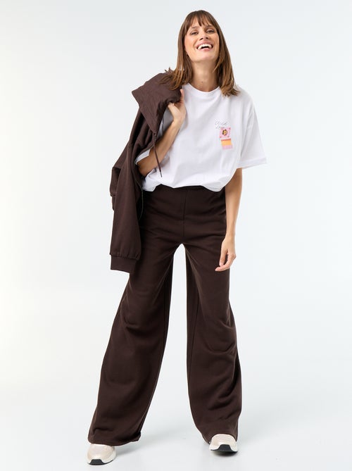 T-shirt oversize avec print au dos - Kiabi